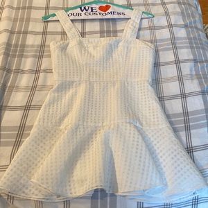 Amanda Uprichard size Small white mini dress. Worn twice.